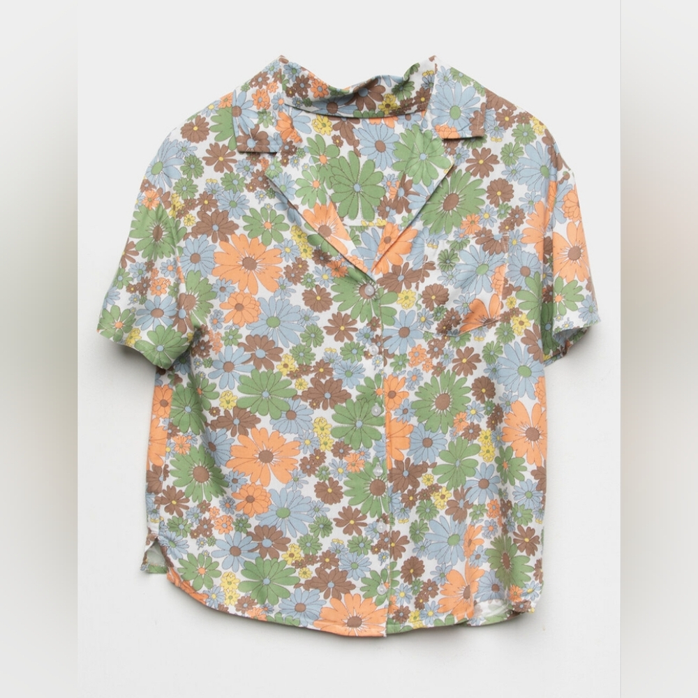 🌸 RSQ Floral Oversized Women's Camp Shirt - Size XXL 🌸
